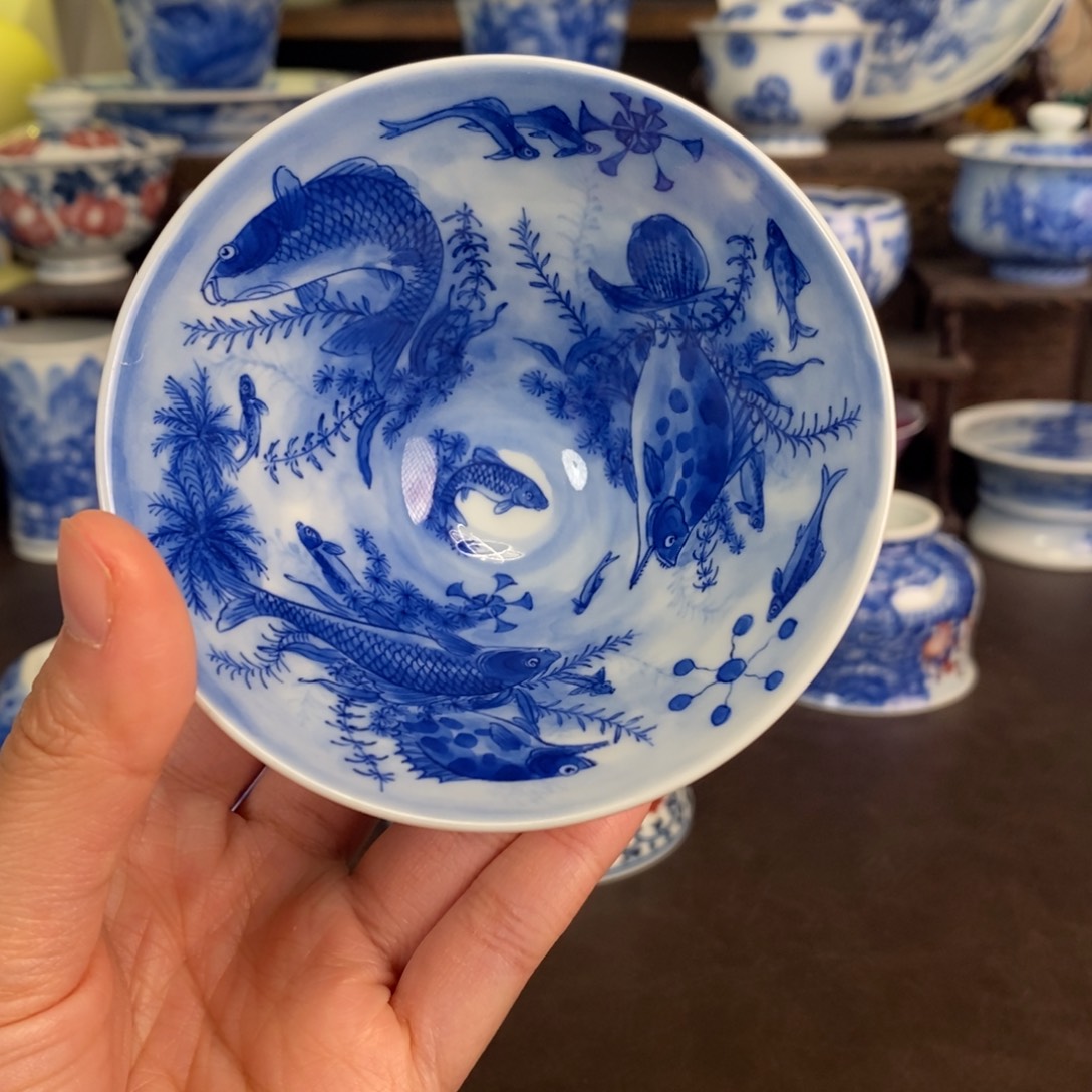 景德镇陶瓷手工手绘
