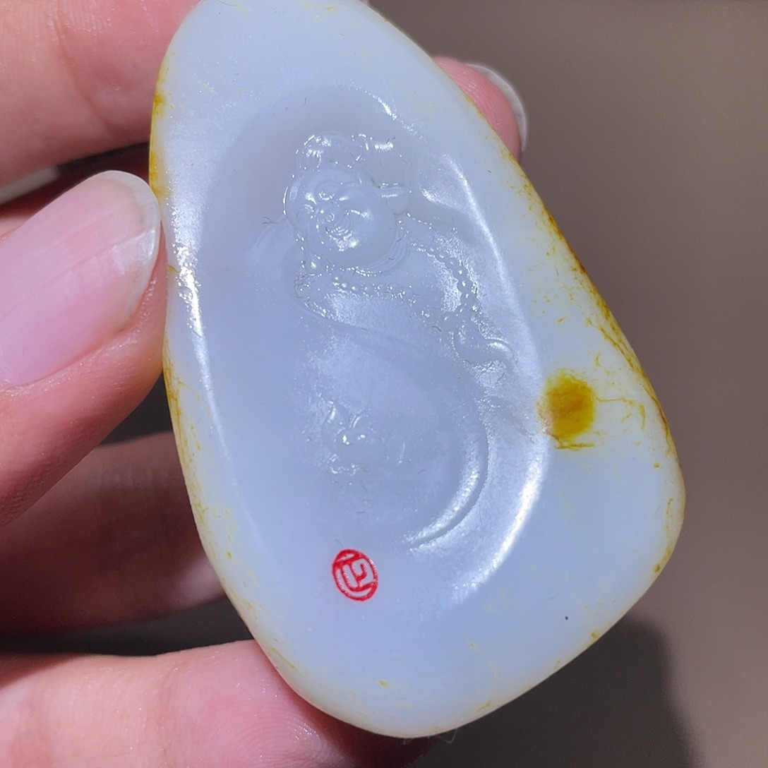 和田玉颈饰未镶嵌Y