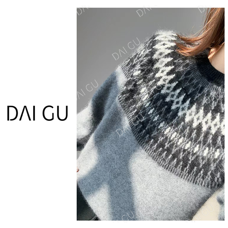 【黑美人费尔岛】毛衣女拉绒可外穿内搭慵懒高级感B3785