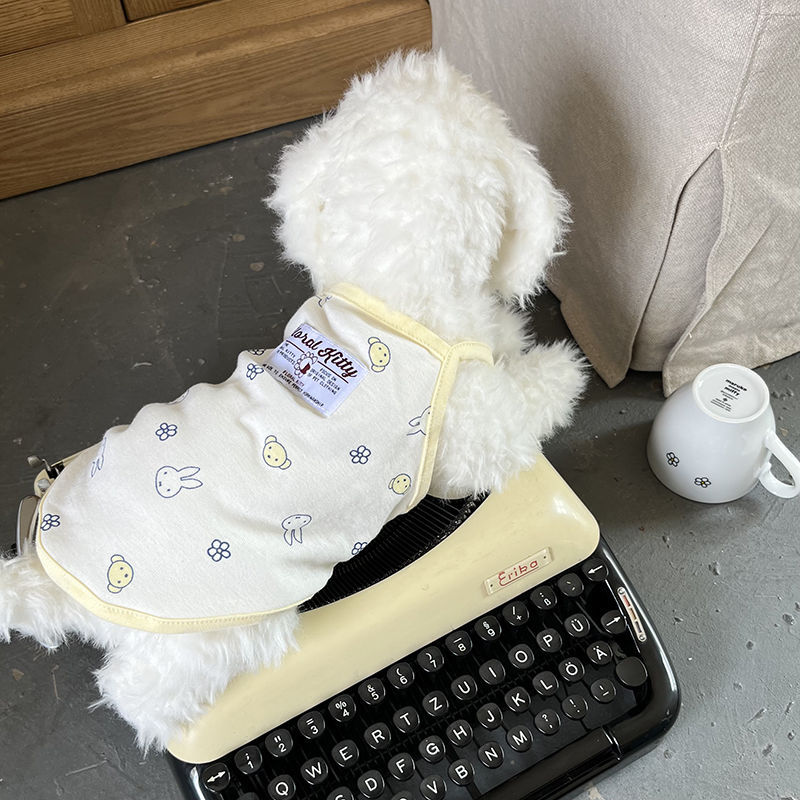 宠物猫狗背心可爱吊带薄款透气ins泰迪博美比熊小型犬居家舒适