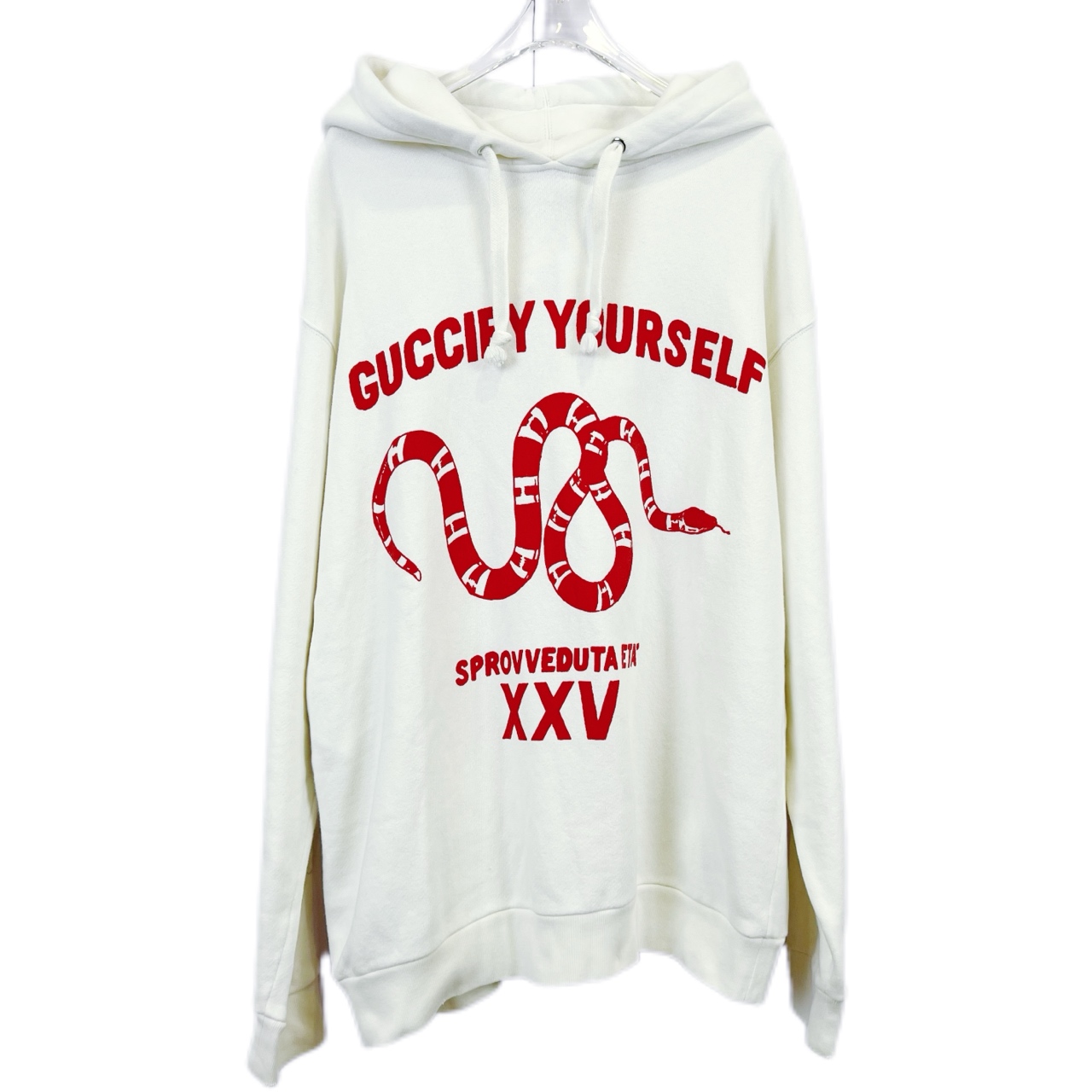 010297 Gucci/古驰 Logo印花连帽卫衣 M码