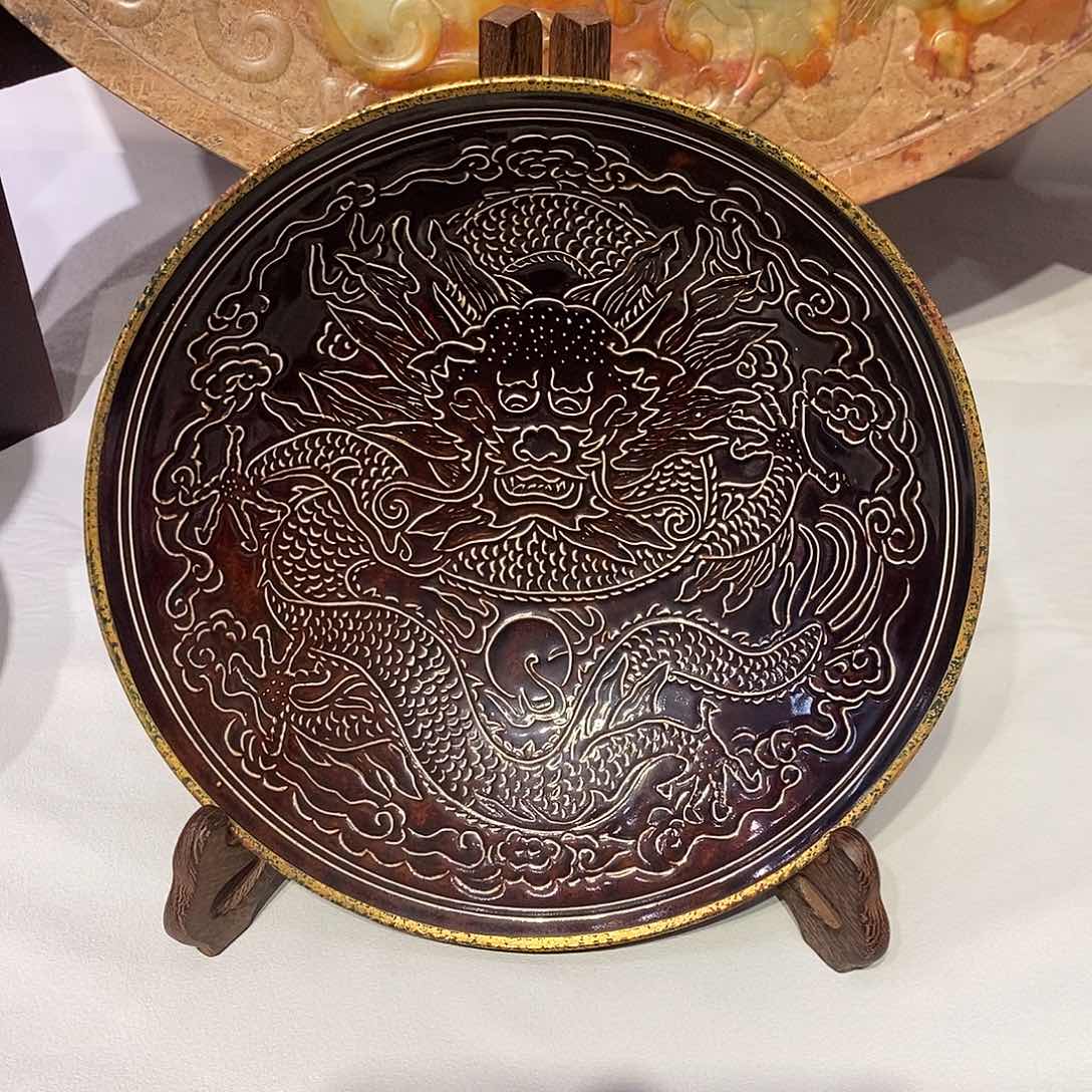 摆件精品龙纹大碗摆件