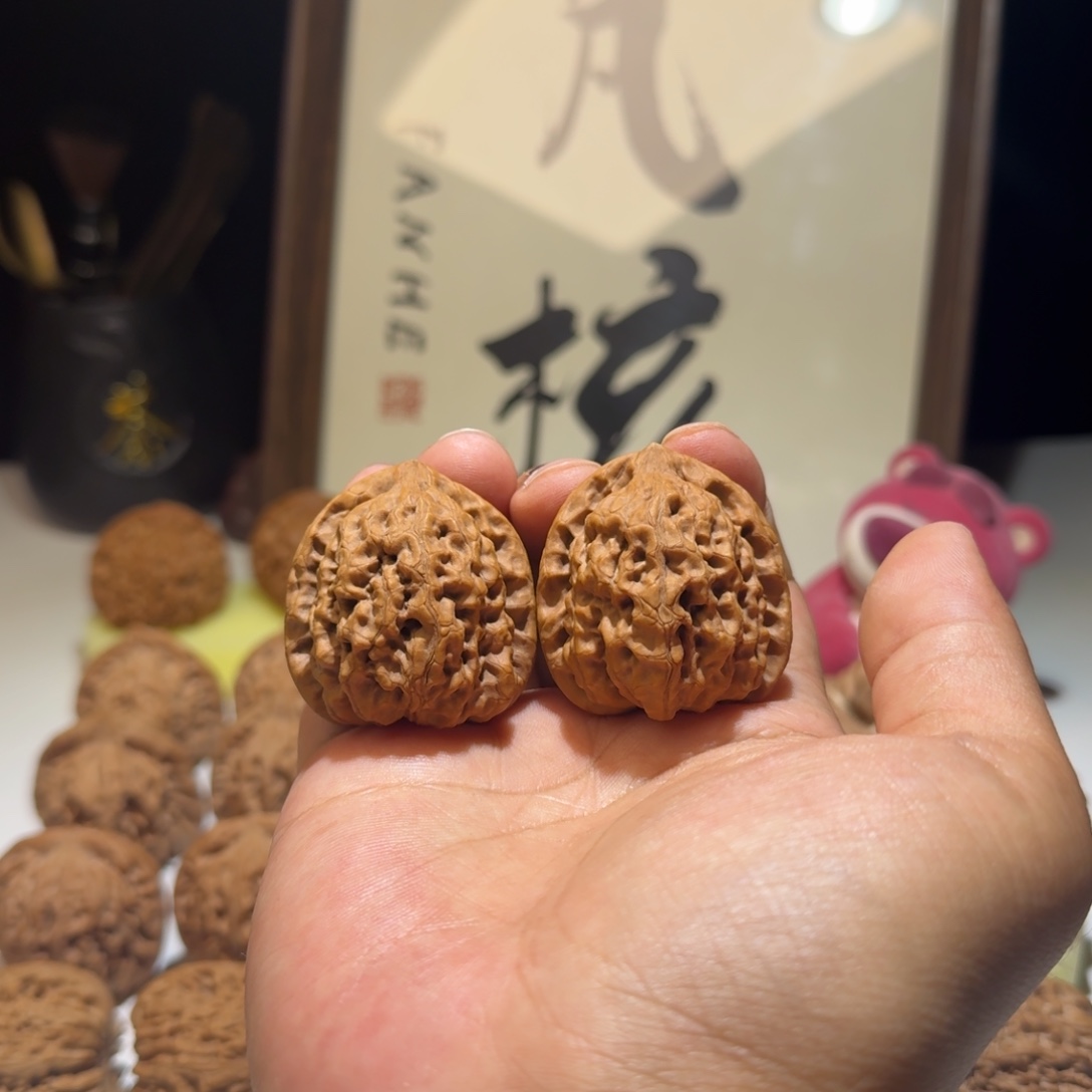 家***园吊坠文玩核桃37尺寸平谷霸王