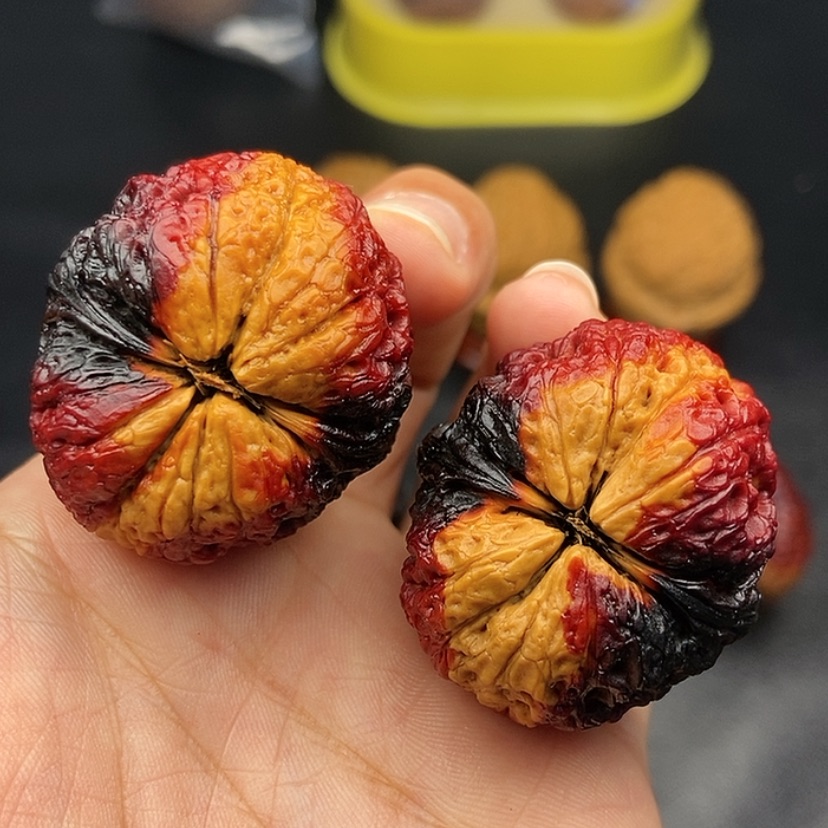 【闪购商品】把件文玩核桃37尺蛇皮球