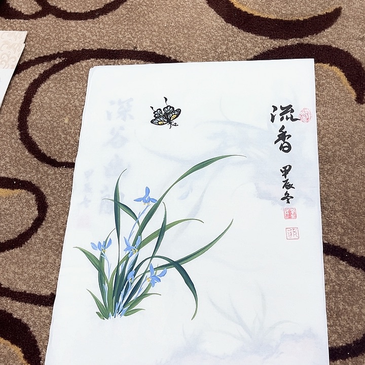 国画孟凡萍小兰花