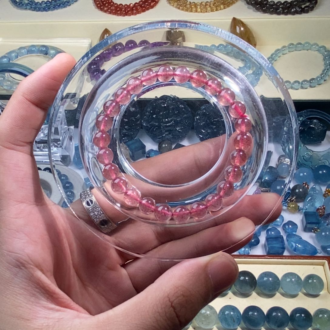 水晶手链未镶嵌草莓晶