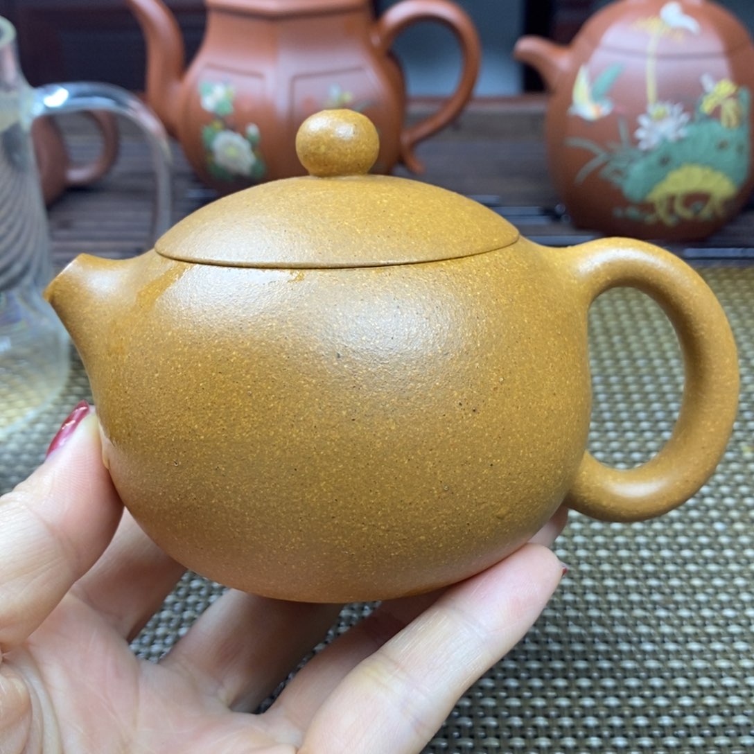 紫砂茶壶210紫砂壶黄金段