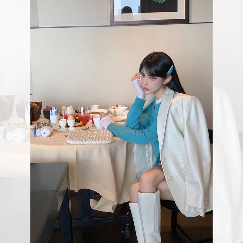 【日播专享】 重磅定制皮衣 进口牛皮外套半裙系列RD232030