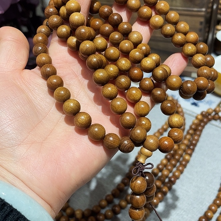 H***a金丝楠金丝楠木小叶桢楠枯木老料手串