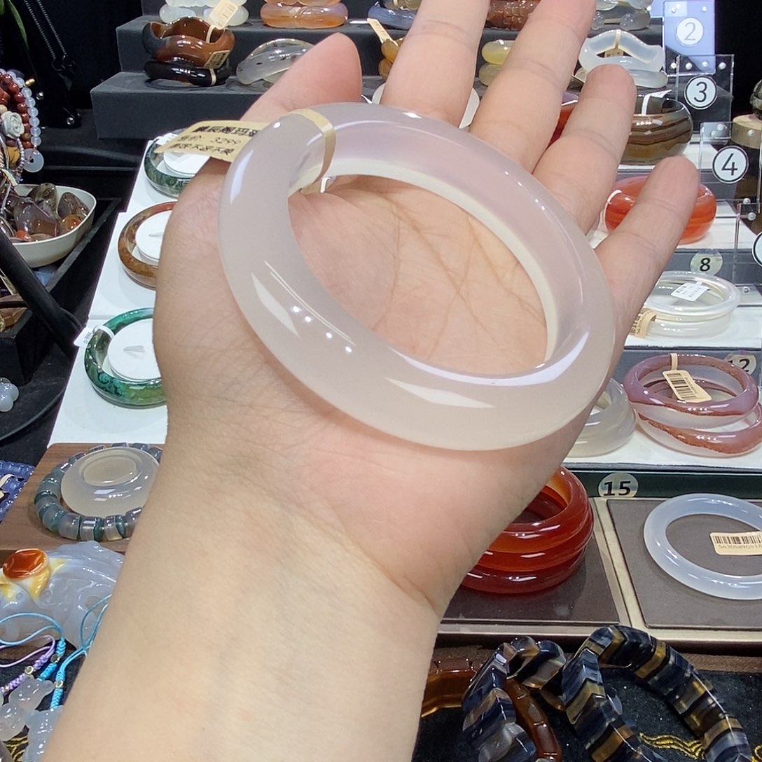 玛瑙/玉髓手镯未镶嵌星**美