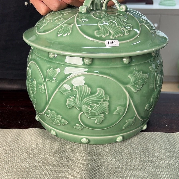 龙泉云间青瓷小米茶器