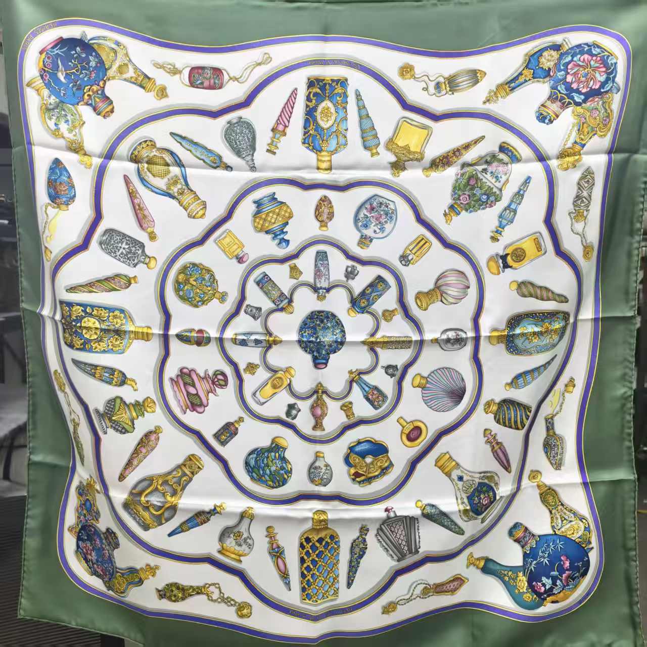 99新 Hermes/爱马仕 海囤J/爱马仕丝巾/90*90/my51226