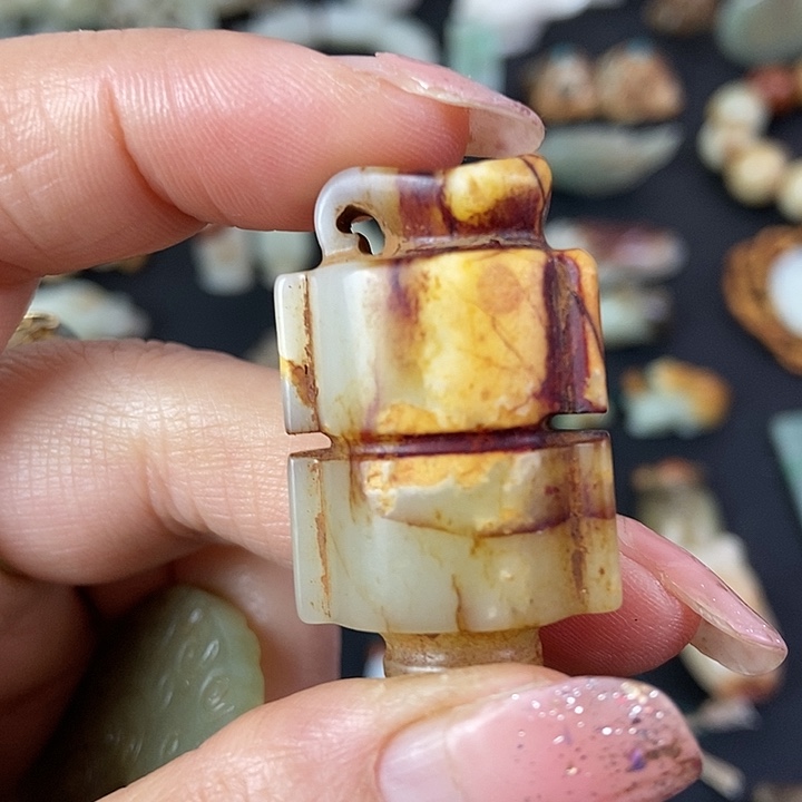 和田玉（糖玉）挂件未镶嵌