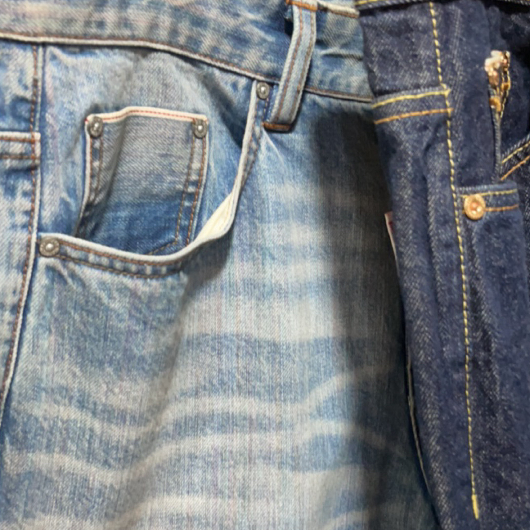 无品牌福利款清货中，此链接只是价钱链接。闪电纹牛仔裤