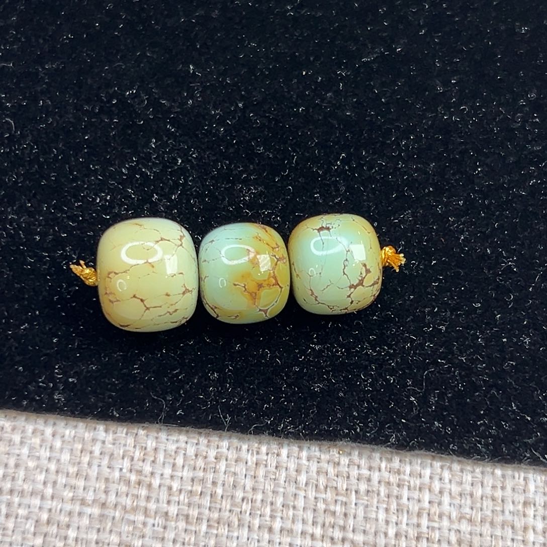 绿松石未镶嵌珠宝奇石12.5腰珠