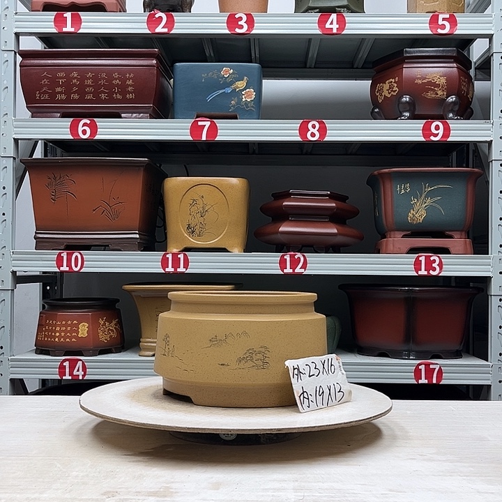 紫砂花盆紫砂花盆