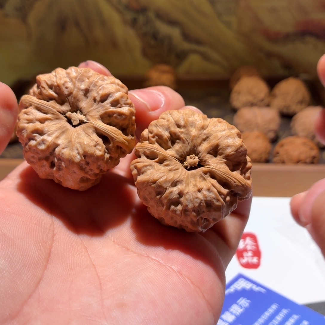 然***%文玩核桃吊坠蛤蟆头A32