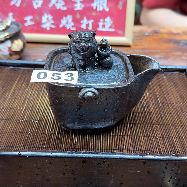 纯手工制作粗陶茶具