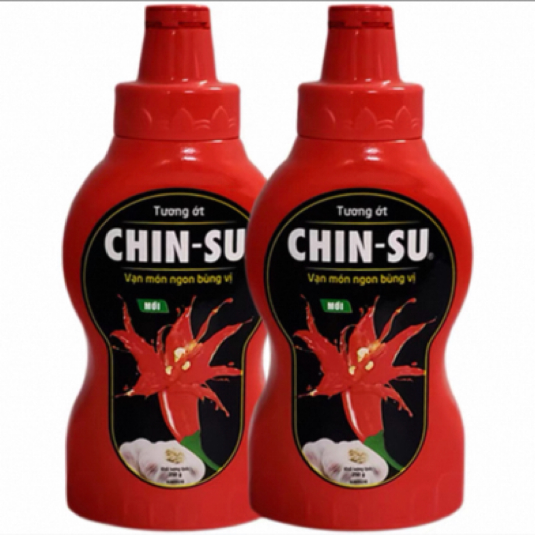 越南进口金苏chin-su蒜蓉番茄辣椒酱250g挤压瓶家用调料蘸酱