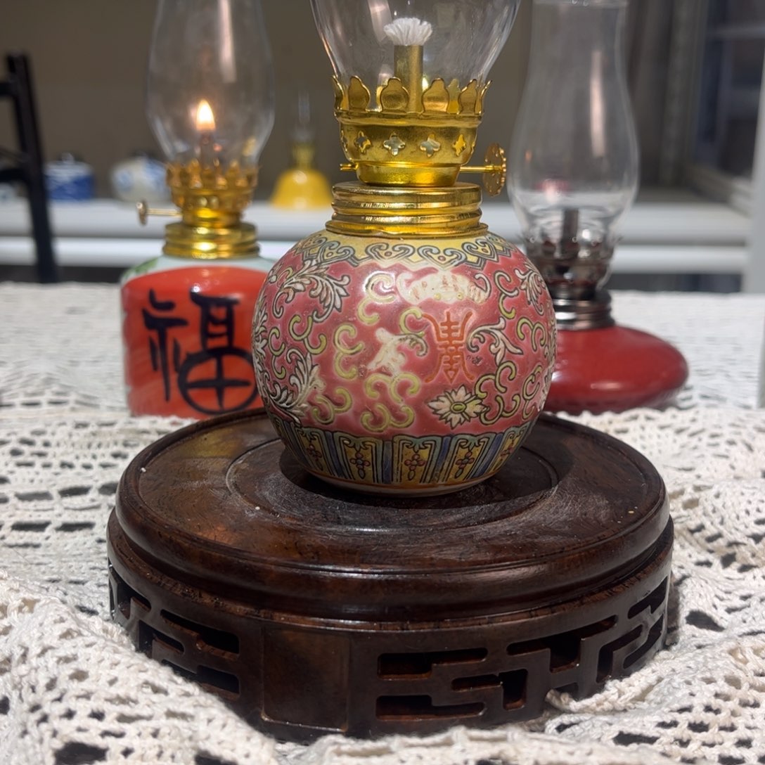 摆件景德镇陶瓷香薰灯