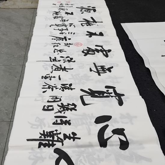 翰墨白武坤老师作品一副
