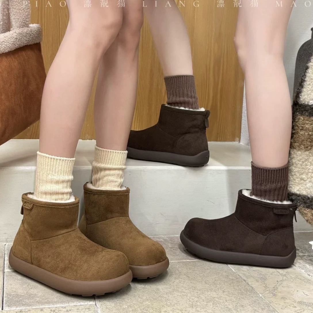 47 2025新款防滑加高时尚棉靴女 雪地靴