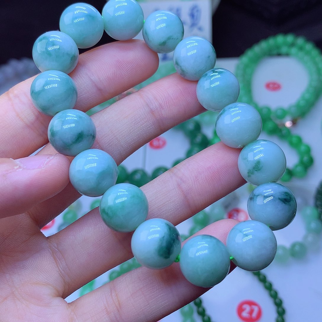 翡翠毛衣链未镶嵌@*@