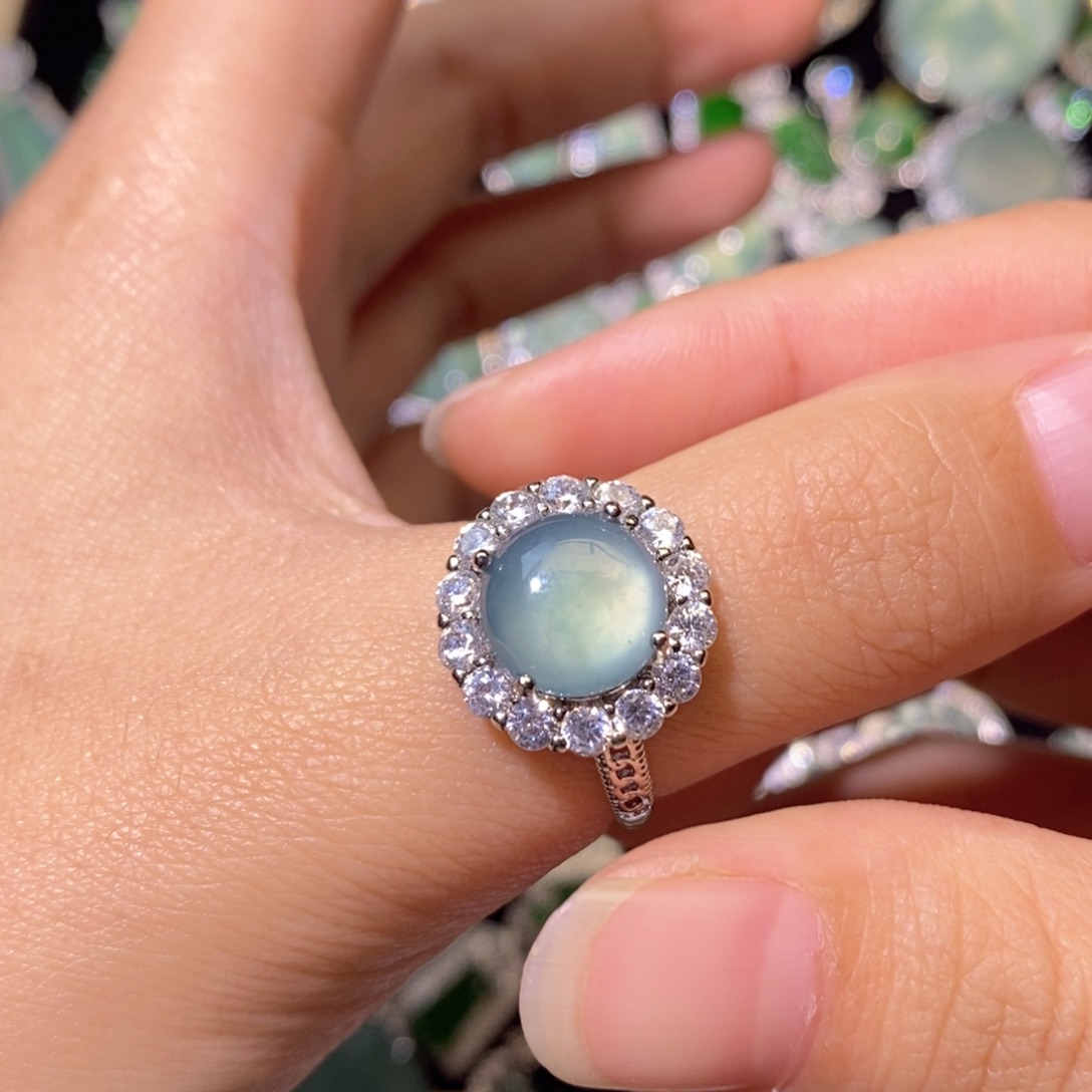 翡翠未镶嵌颈饰天然