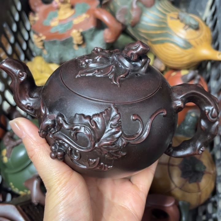 紫砂壶泡茶壶泡茶，瑕疵