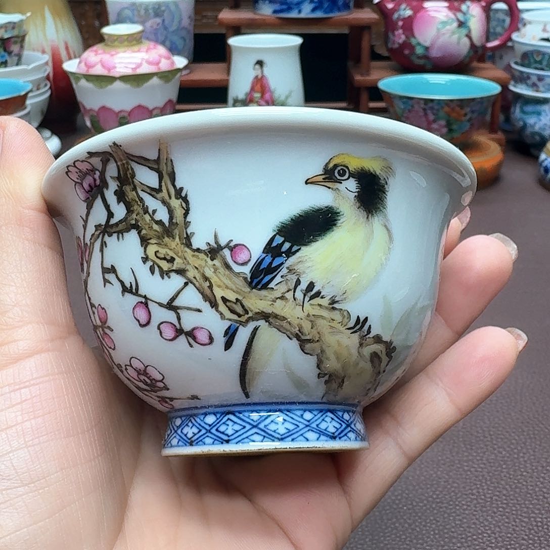 瓷片景德镇仿古手工制作精品展示