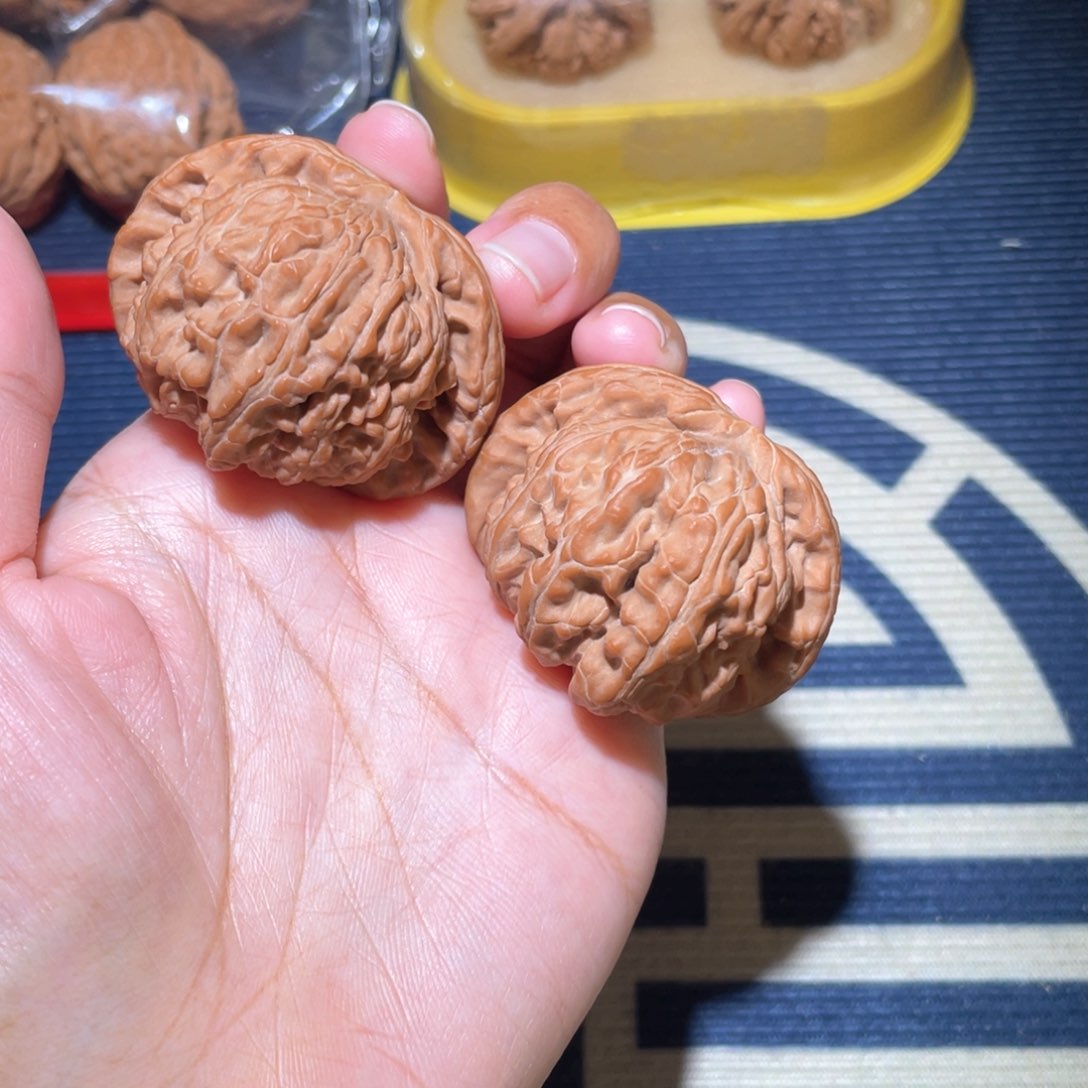 文玩核桃吊坠秋闷白46