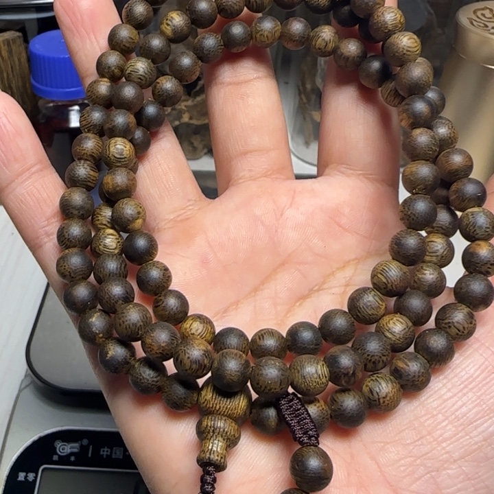 木是**啊奇楠白奇圆珠多圈