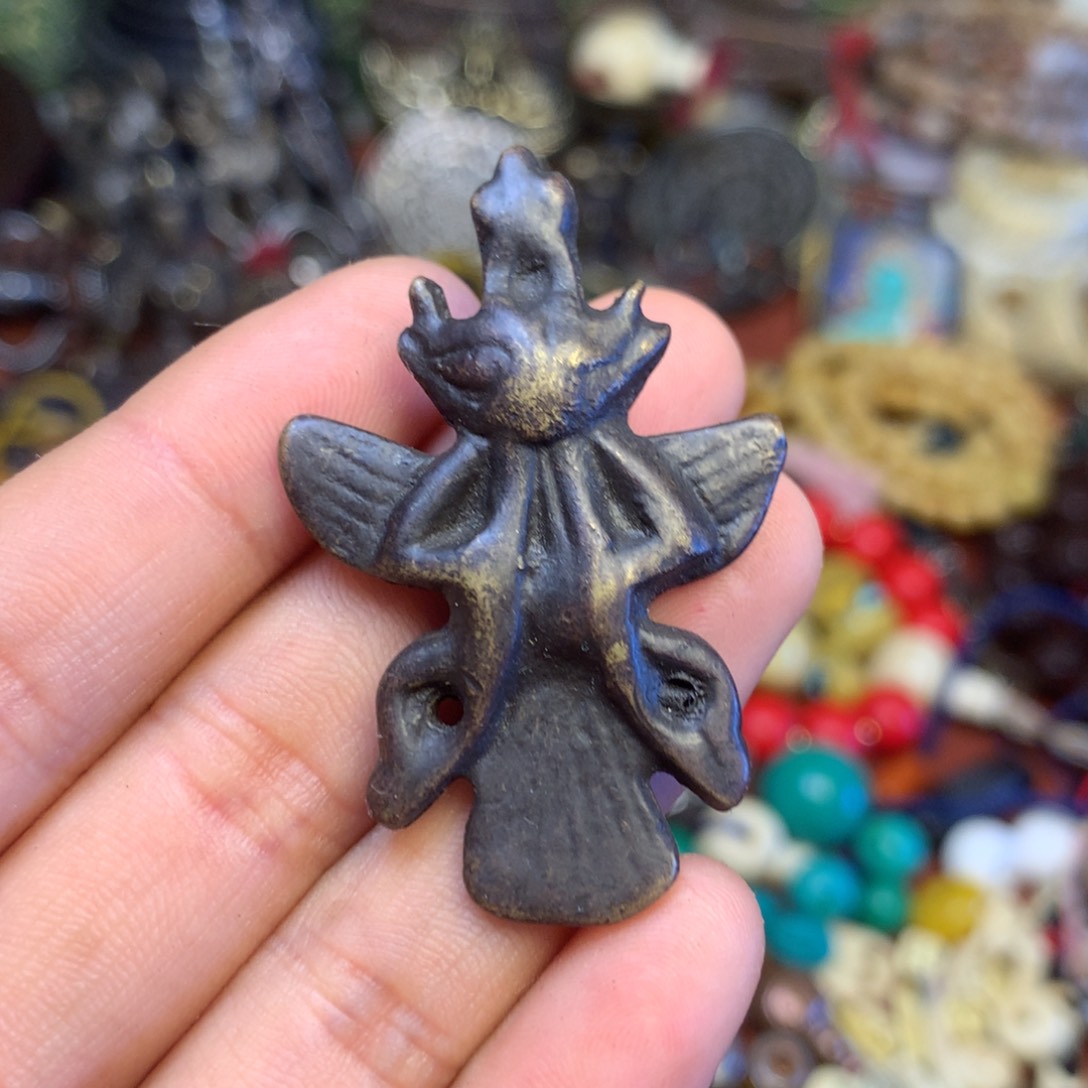 泥塑藏传文玩。小配饰。