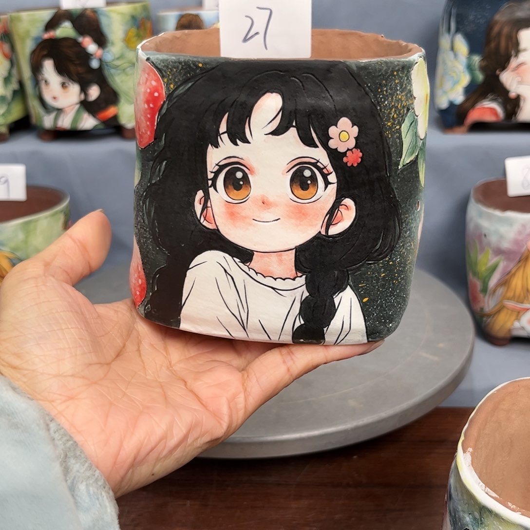 紫砂花盆方盆福利