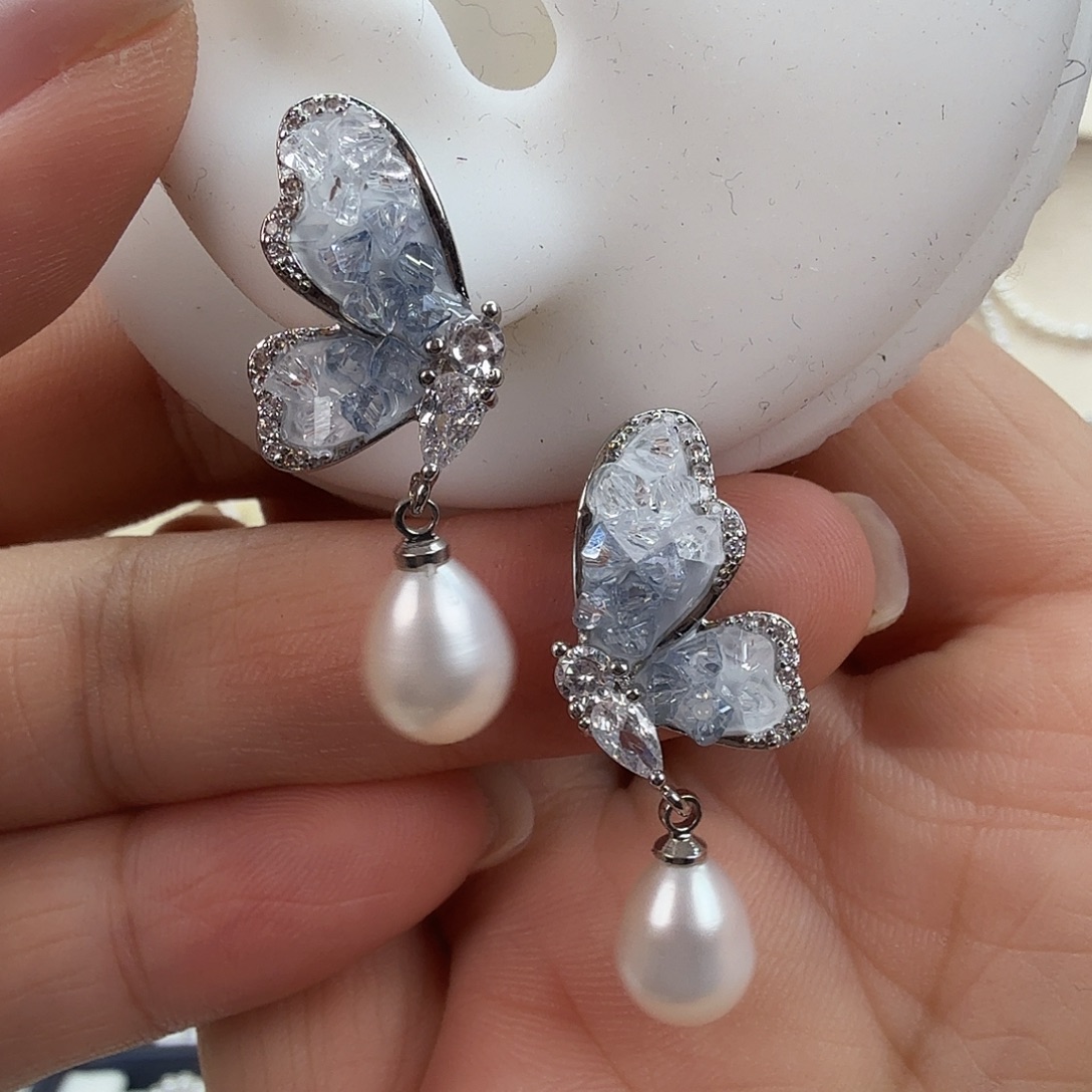 耳饰未镶嵌淡水珍珠