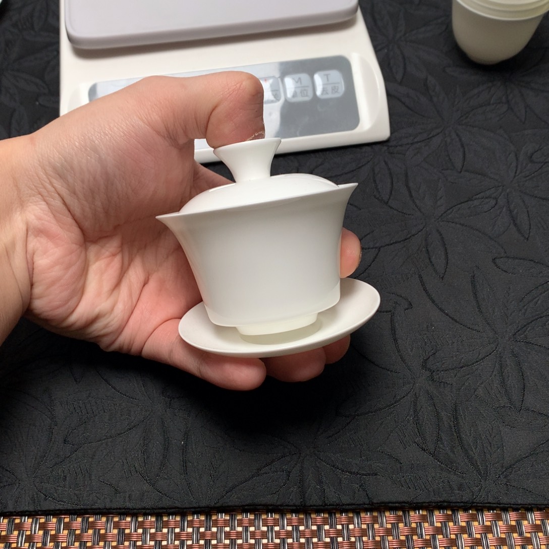 70马蹄骨瓷薄胎茶具