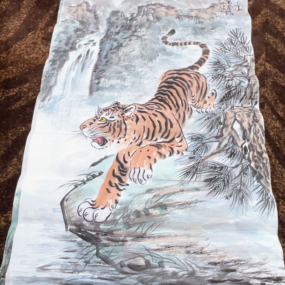 国画曹光辉老师四尺绘画