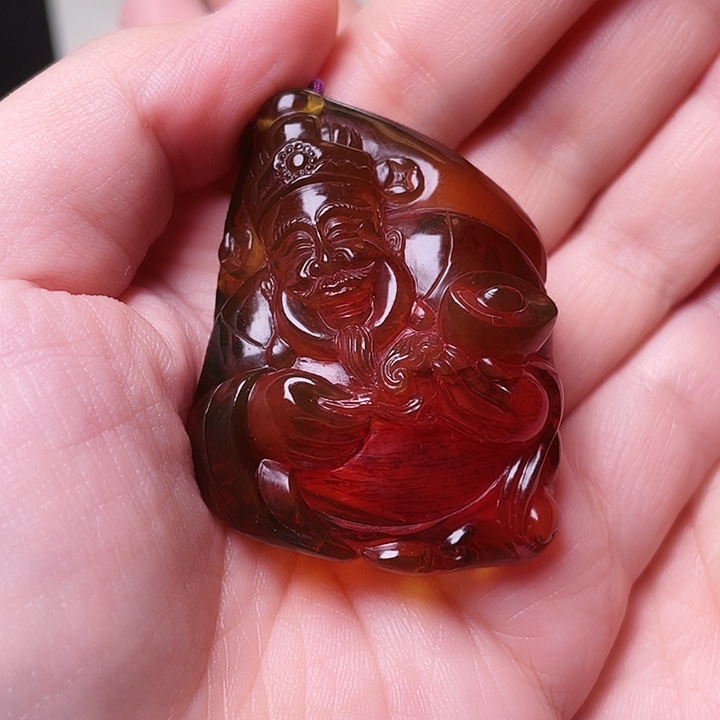 琥珀未镶嵌裸石抚顺琥珀-104