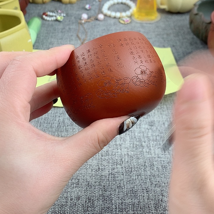 紫砂茶杯高端主人杯