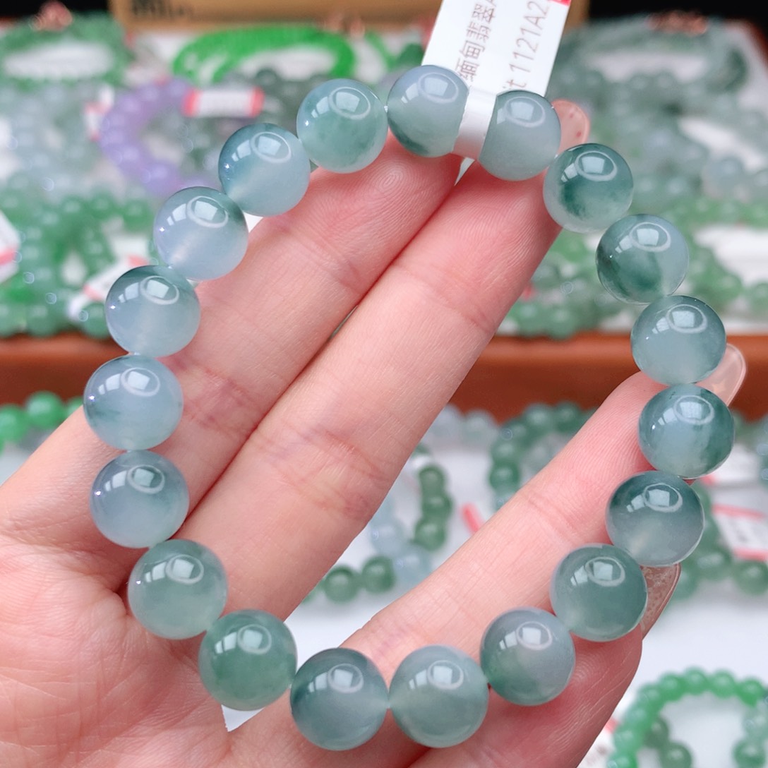 翡翠手链未镶嵌翡翠10mm