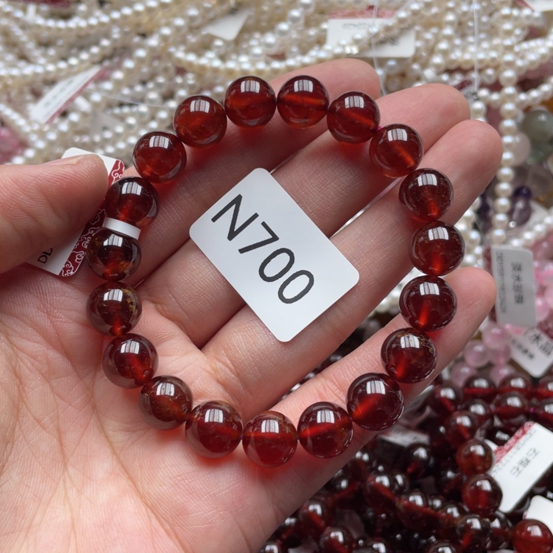 未镶嵌手链石榴石