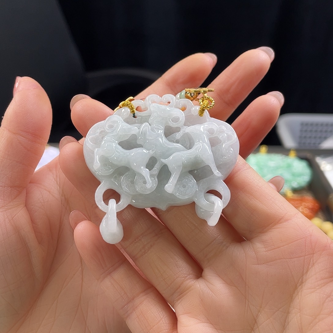 翡翠戒指未镶嵌代编织