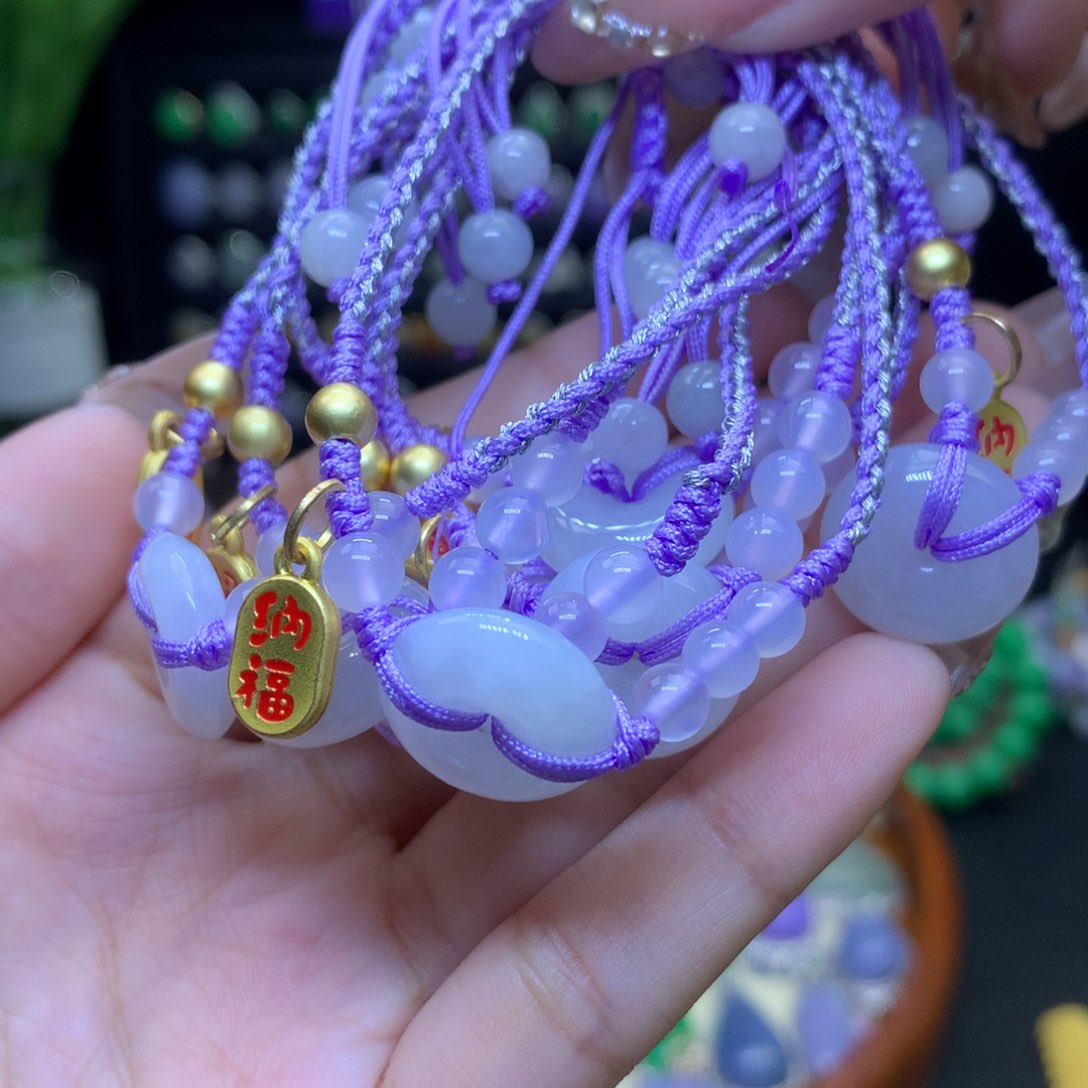 翡翠未镶嵌颈饰天然