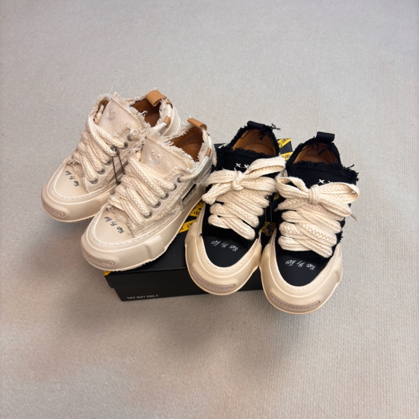 大头鞋女款白色爆款圆头厚底帆布鞋男同款增高休闲百搭笑脸新款鞋