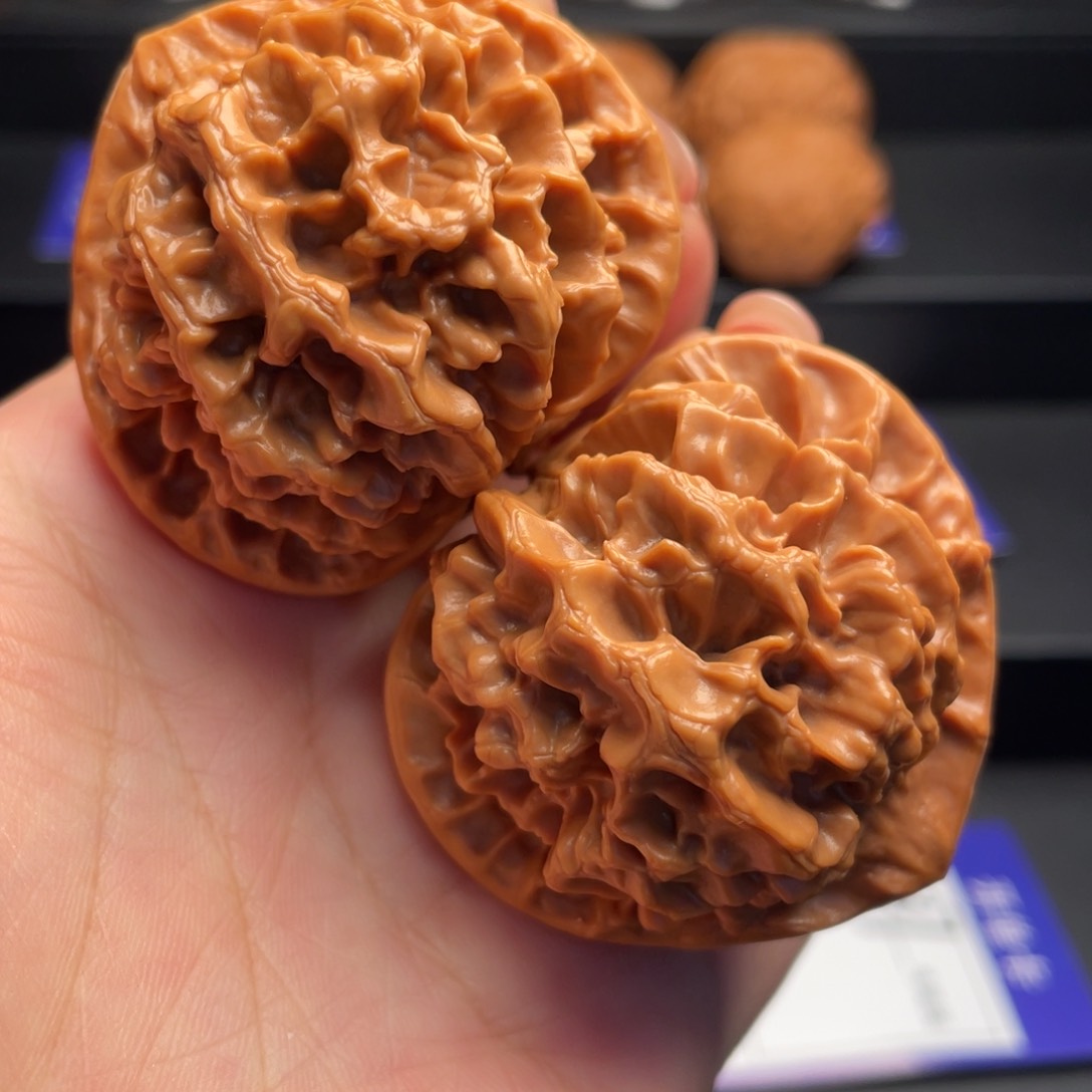 文玩核桃把件48帝王