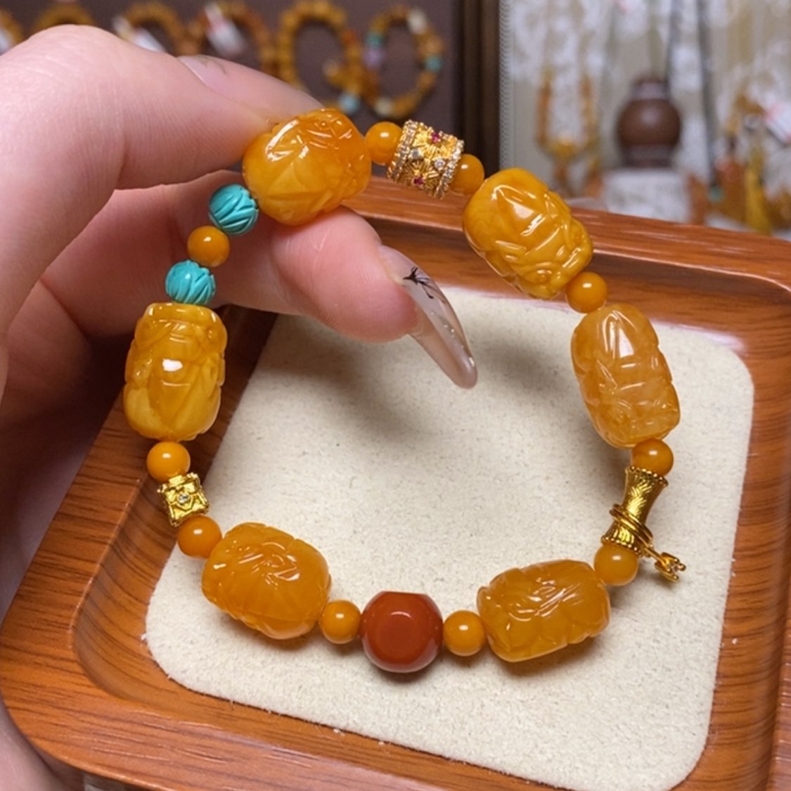 【闪购商品】手链蜜蜡未镶嵌