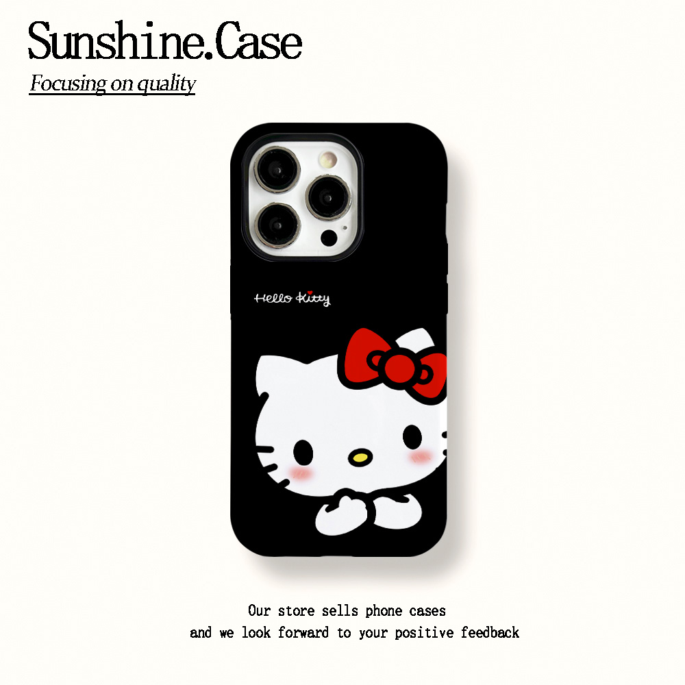 菲林二合一适用苹果华为vivo小米oppo手机壳黑底KT17PRO/16