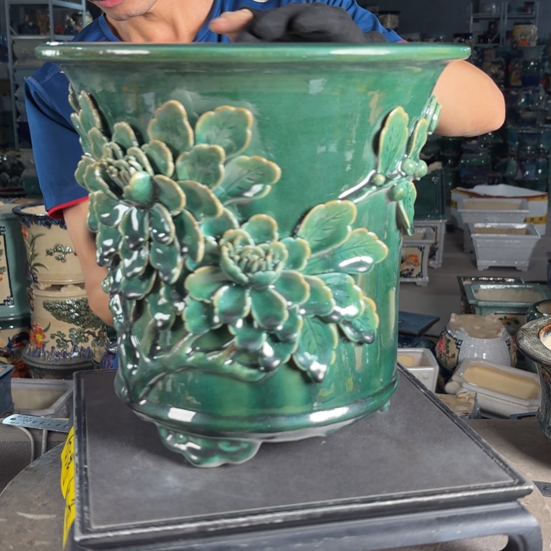 一风堂石湾花盆 内26*25