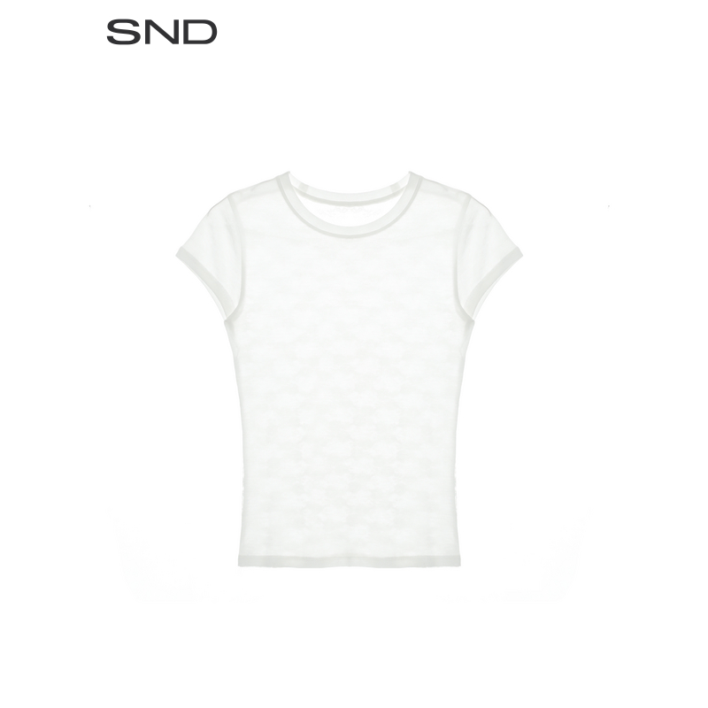 【MAKE IF 设计师品牌】SND SS25 后背LST恤女款