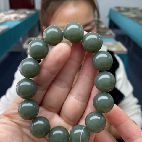 和田玉未镶嵌手链115